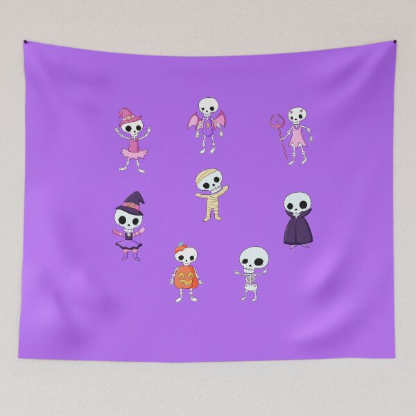 Item preview, Hand Drawn Halloween Skeletons Pack designed and sold by SamirElh77.