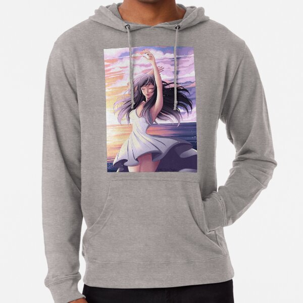 Sunset heart Lightweight Hoodie