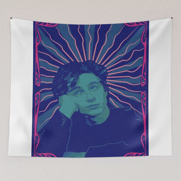 Item preview, Decorative Art of Timothee Chalamet Art Print / Indie retro modern art / Sticker / Poster / Phone Case / Card / 9x11 / 12x18 / 18x24 / 24x36 designed and sold by LemoneyedPrints.