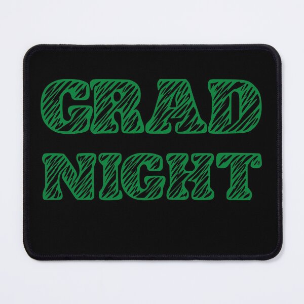 Item preview, Graduation Night Celebration Scribble Font Green designed and sold by Vibbin4Life33.
