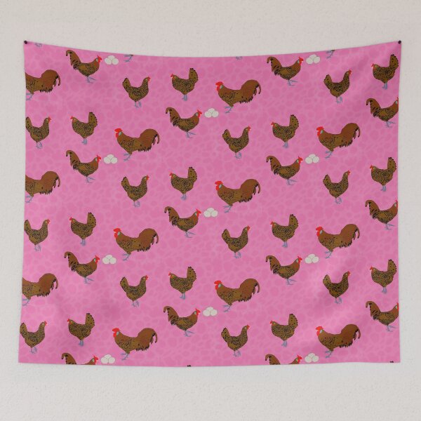 Item preview, Golden Spangled Hamburg Pink designed and sold by Ashley Gagnon.