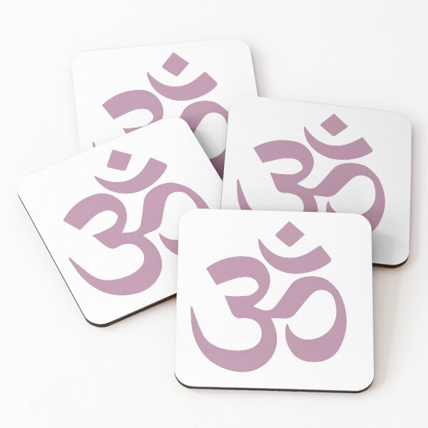Item preview, Om symbol of Hinduism. Religious sign of Buddhism. Pink color. designed and sold by KsuWonder.