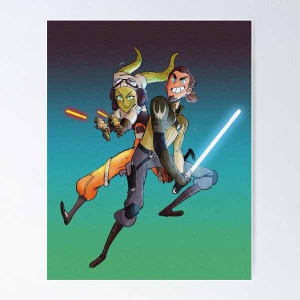 Jedi Master Kanan Jarrus- I Will Teach You - Star Wars Rebels Mini Poster  8X11