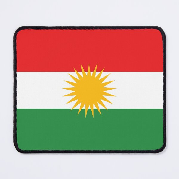 Flag of Kurdistan, Kurdistan Flag, Kurdish Flag, Kurdistan, Kurdish, Flag Mouse Pad
