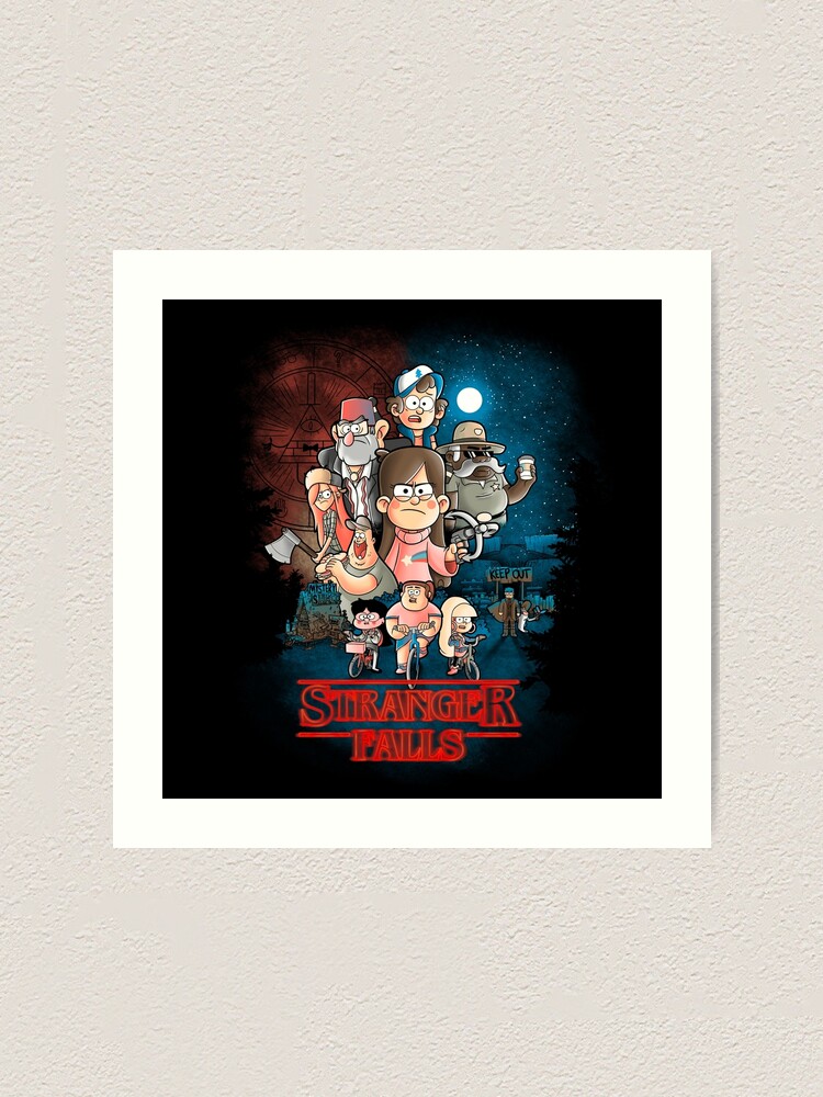 Alternate view of Stranger falls Art Print