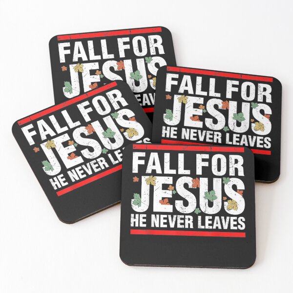 Item preview, Fall For Jesus He Never Leaves Men Or Women Christian Lovers  designed and sold by RogerGift.