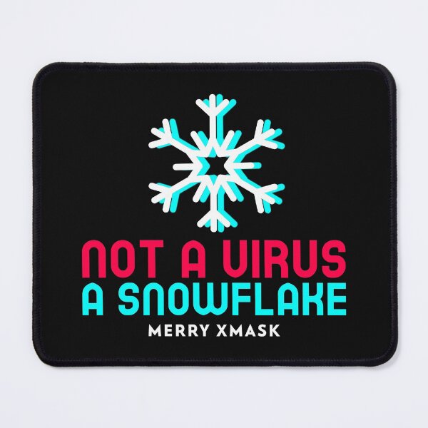 Item preview, Merry Xmask 2020 Quarantine Christmas Funny Not a Virus Snowflake Design designed and sold by UrTops.