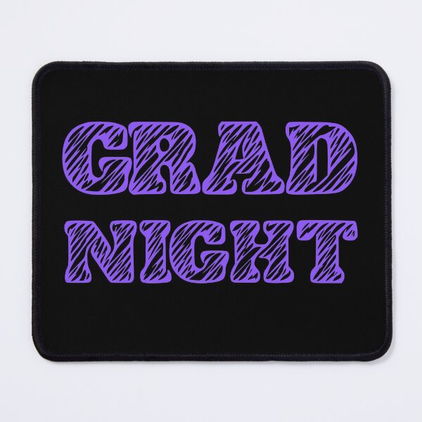 Item preview, Graduation Night Celebration Scribble Font Purple designed and sold by Vibbin4Life33.