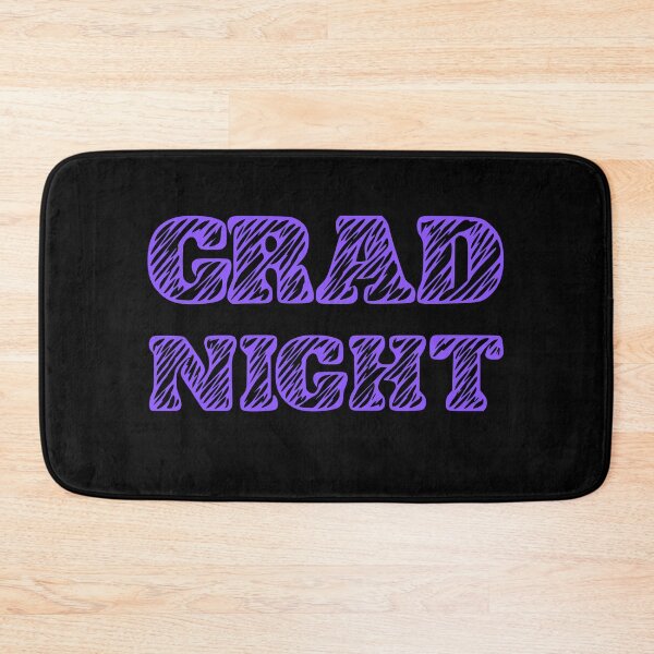Item preview, Graduation Night Celebration Scribble Font Purple designed and sold by Vibbin4Life33.
