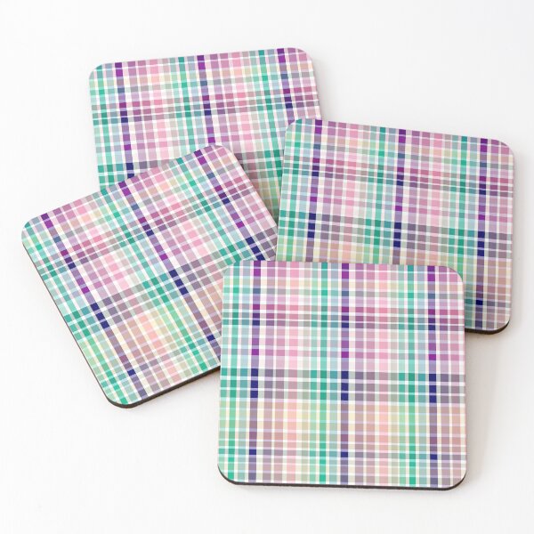 Item preview, Modern Pastel Colors Plaid Pattern designed and sold by InovArtS.