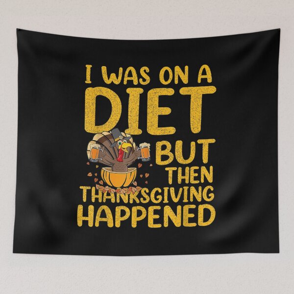 Item preview,  Thanksgiving Funny Diet Food Turkey designed and sold by dominique235.