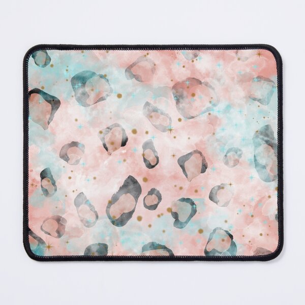 Artikelvorschau, Leopardenmuster blau pink entworfen und verkauft von creativeDaphne.