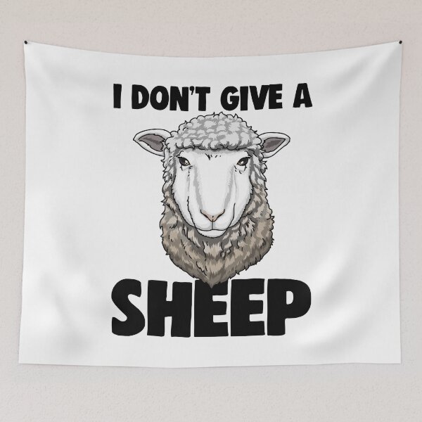 Item preview, I Don't Give A Sheep designed and sold by Bendthetrend.