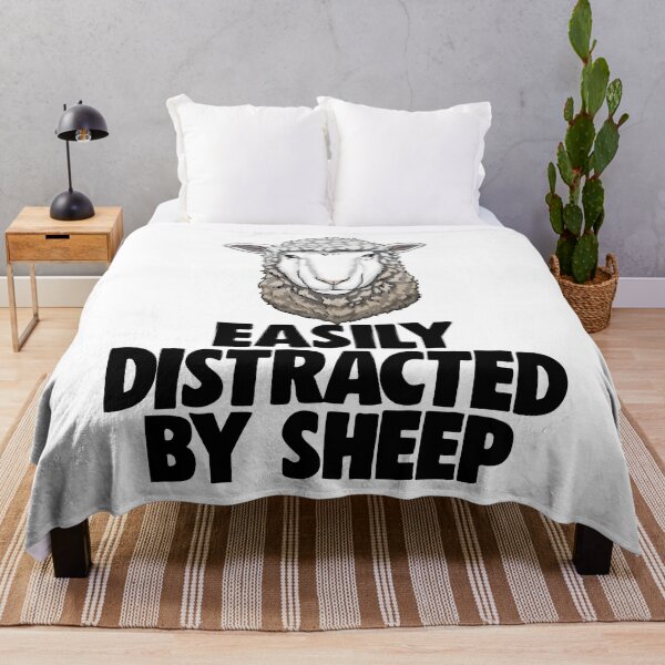 Item preview, Easily Distracted By Sheep designed and sold by Bendthetrend.