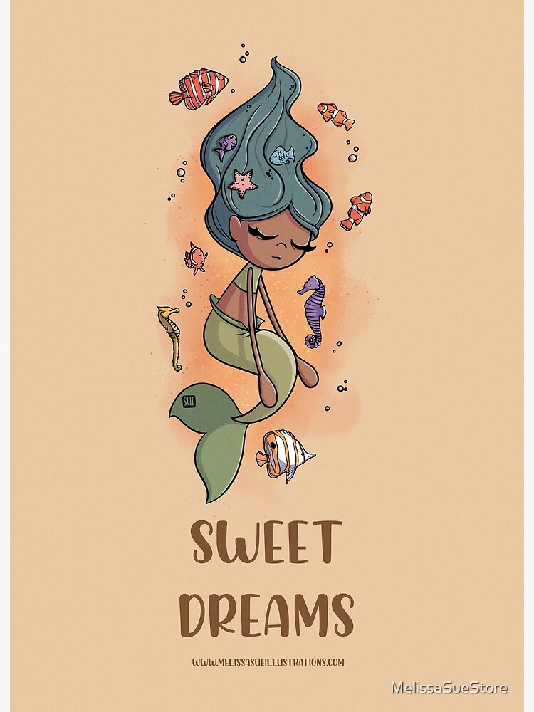 Sweet Dreams - Dreams Mermaid | Art Board Print