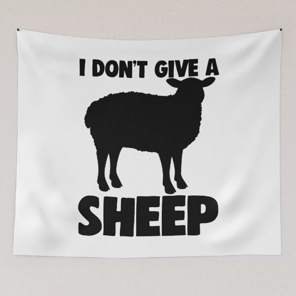 Item preview, I Don't Give A Sheep designed and sold by Bendthetrend.