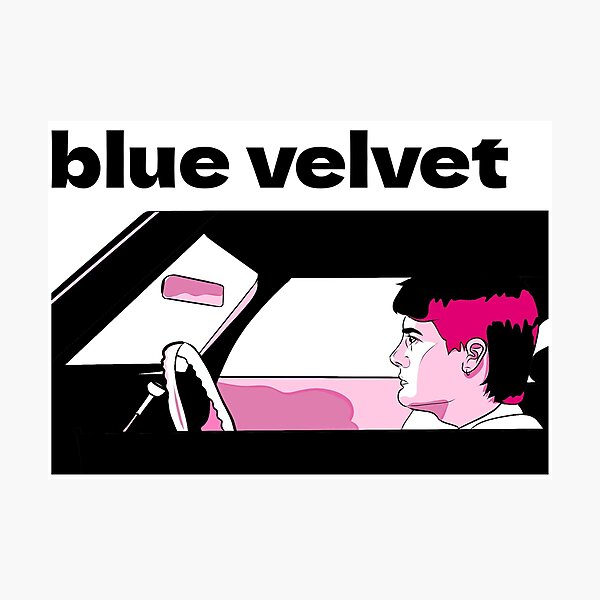 Item preview, Blue Velvet in pink designed and sold by Elizabeth Freilich.
