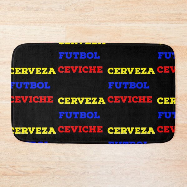 Item preview, Cerveza Futbol ceviche ecuador futbol flag designed and sold by Rustic Valley Studio.