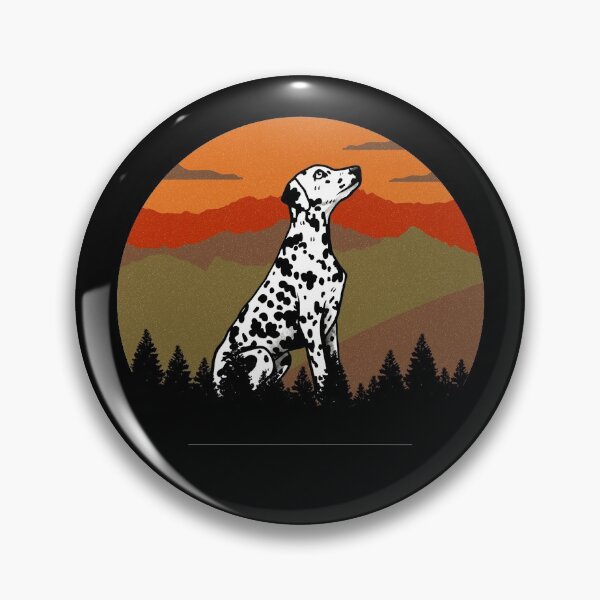 Item preview, Vintage Sky Mountains Country Wilderness Dalmatian Dog Gift  designed and sold by Guarddogdrive.