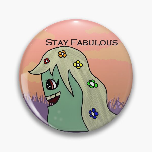 Item preview, Stay Fabulous Blob Monster designed and sold by BasicMomArtGupi.