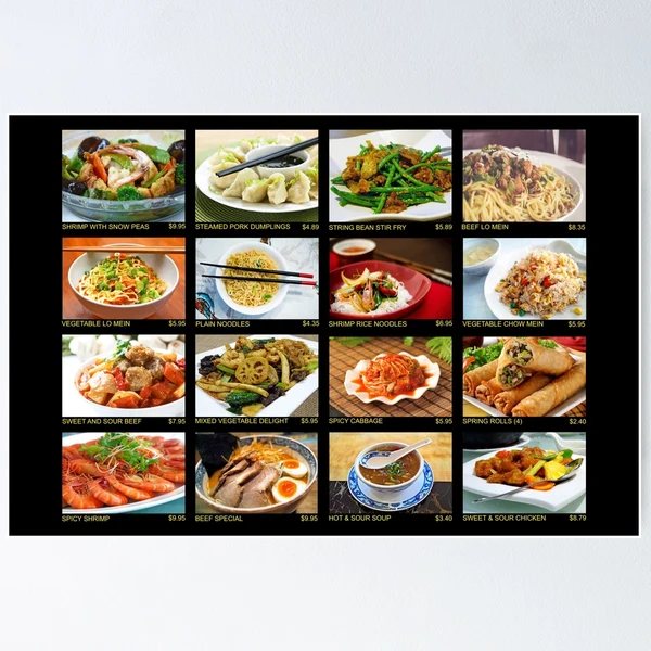 Menu China Express Just Eat Chinese Salt Pepper Seasoning