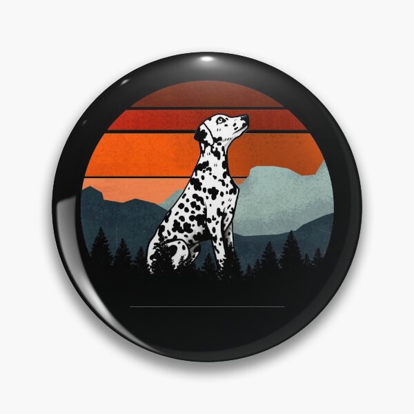 Item preview, Vintage Sky Mountains Wilderness Dalmatian Dog Gift  designed and sold by Guarddogdrive.