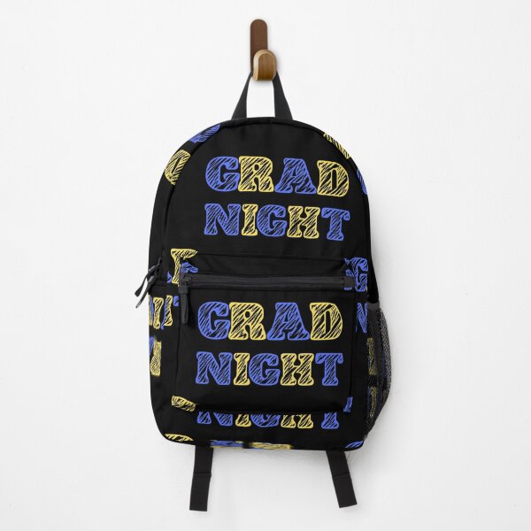 Item preview, Graduation Night Celebration Scribble Font Blue Yellow designed and sold by Vibbin4Life33.