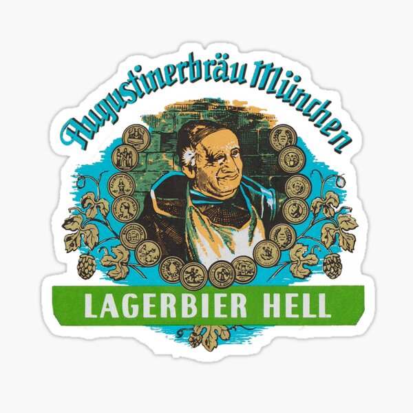 Augustiner Munich Bière...Lagerbier Hell Sticker