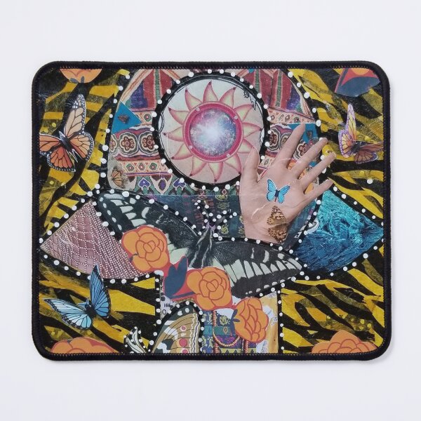 Item preview, BUTTERFLY EFFECT Hamsa by Harriette Knight designed and sold by harrietteknight.