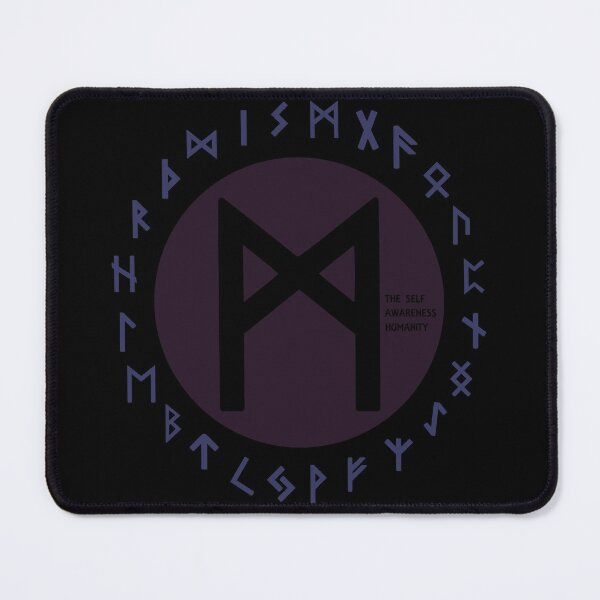 Item preview, Purple Mannaz Elder Futhark Rune | Viking | Pagan Symbol designed and sold by Depic Spirit.