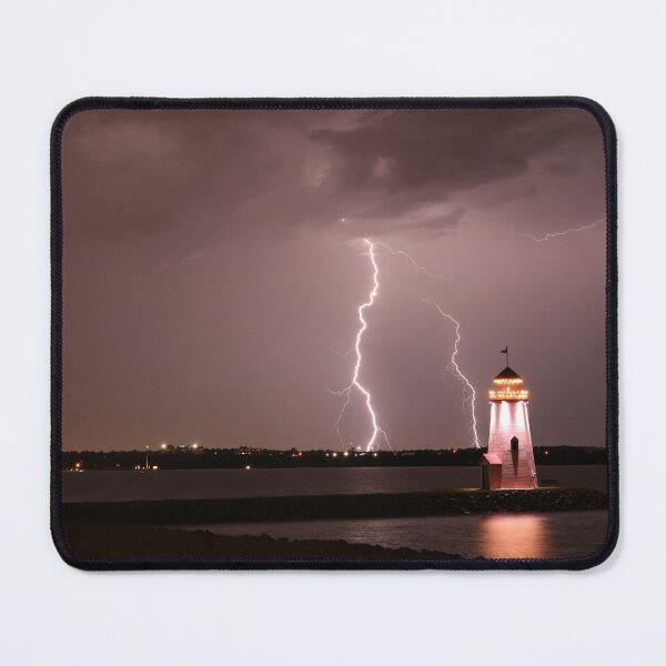 Item preview, Lake Hefner Lightning designed and sold by Heather Caye.