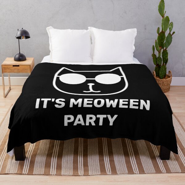 Item preview, It's Halloween Party Spooky Meoween Halloween Creepy Cats Meow Halloween designed and sold by lodarohit.