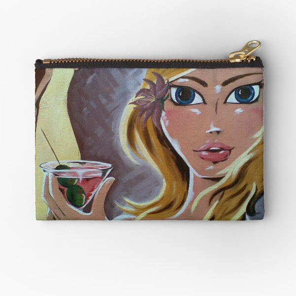 Martini Zipper Pouch