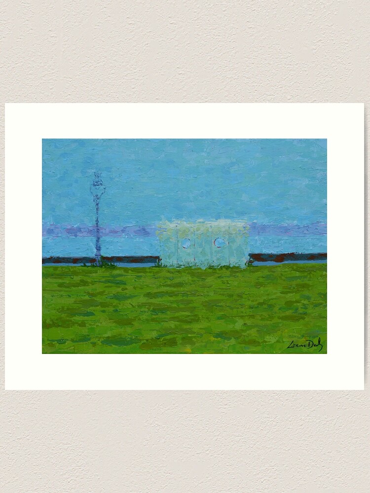 Thumbnail 1 of 3, Art Print, Clontarf Shelter (Dublin, Ireland) designed and sold by eolai.