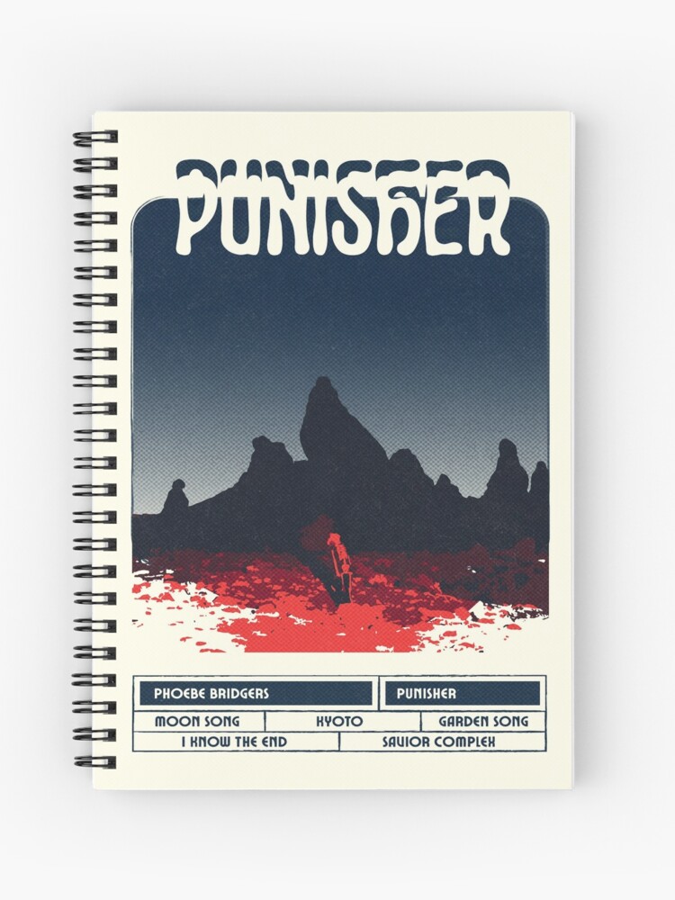 Phoebe Bridgers Punisher Music Album Art Print / Indie retro modern art /  Sticker / Poster / Phone Case / Card / 9x11 / 12x18 / 18x24 / 24x36 Spiral  Notebook for Sale by LemoneyedPrints