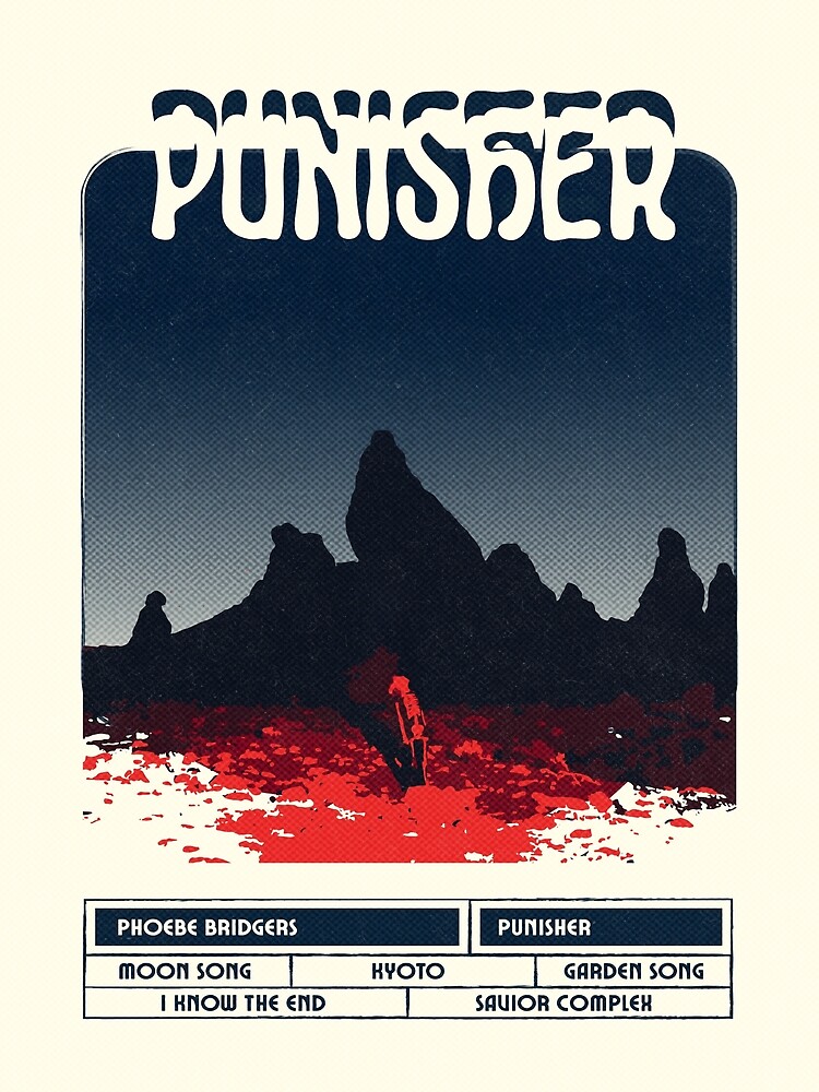 punisher phoebe bridgers  Music poster, Moon song, Punisher