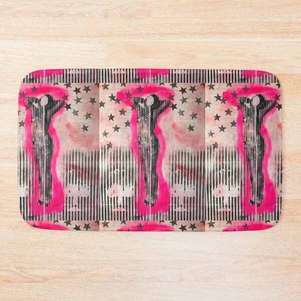 Item preview, Neon Pink | Dancing girl | Mix media graffiti art | Pop art | Street-art aesthetics designed and sold by CiceroSpin.