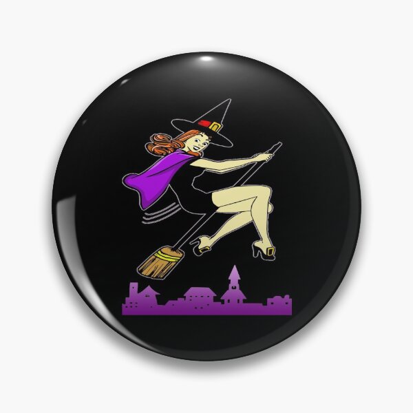 Item preview, Witch driving broomstick designed and sold by Fashimation20.