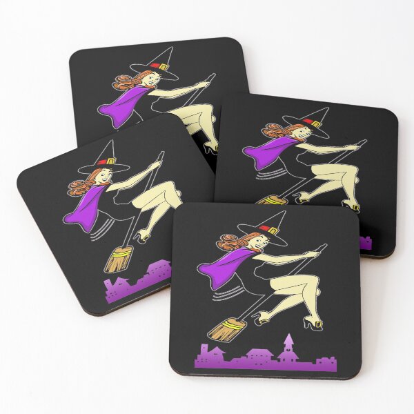 Item preview, Witch driving broomstick designed and sold by Fashimation20.