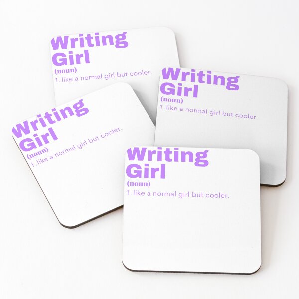 Item preview, Writing Girl - Writing designed and sold by ThePsyHub.