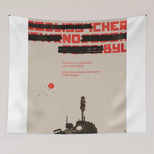 Item preview, Chernobyl Art Print / Indie retro modern art / Sticker / Poster / Phone Case / Card / 9x11 / 12x18 / 18x24 / 24x36 designed and sold by LemoneyedPrints.