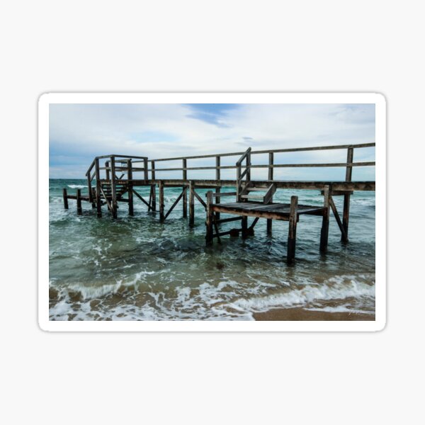 Point King Jetty, Portsea, Mornington Peninsula, Victoria, Australia Sticker