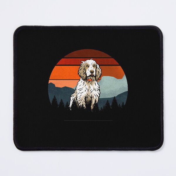 Item preview, Vintage Sky Mountains Wilderness Cocker Spaniel Dog Gift  designed and sold by Guarddogdrive.