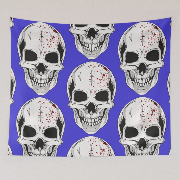Item preview, White skull illustration, Calavera skull, Halloween skull, Happy Halloween designed and sold by Senior-Kuzmin.