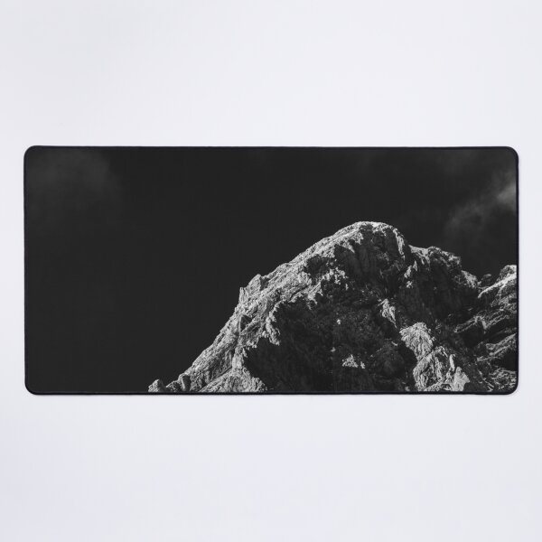 Item preview, Black and white sun illuminated mountain designed and sold by Patrik Lovrin.
