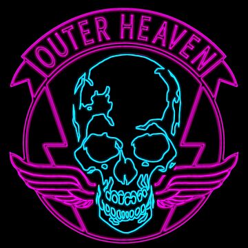 Artwork thumbnail, ° METAL GEAR SOLID ° Outer Heaven Neon Logo by ArtLOGO