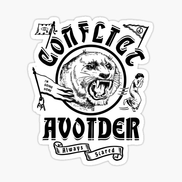 Item preview, Conflict Avoider designed and sold by ArcaneBullshit.