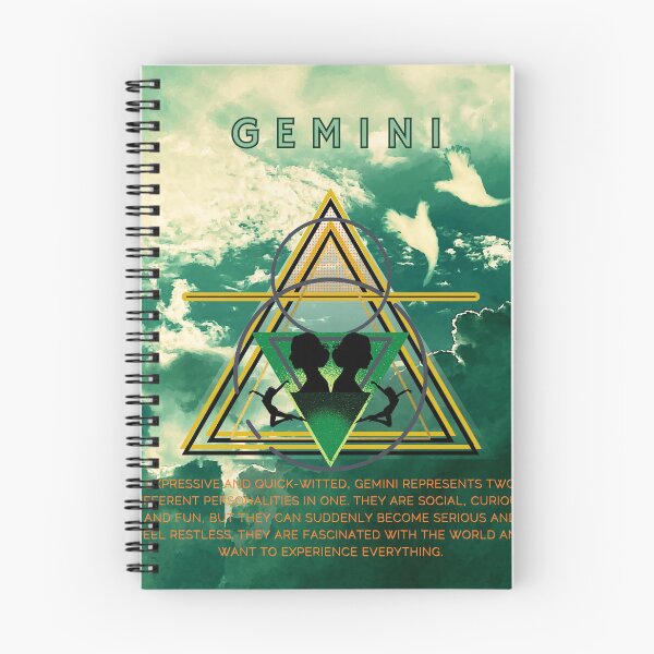 Item preview, Gemini Air Element Zodiac Poster designed and sold by Starboy Design.