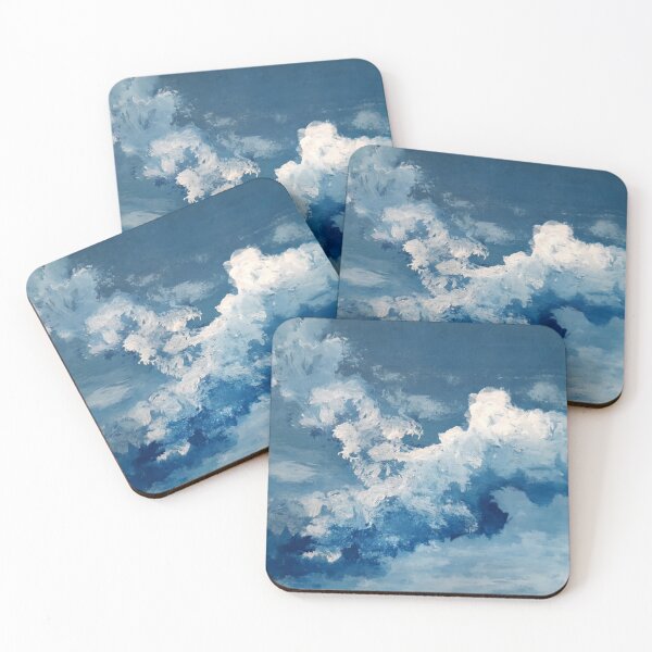 Aperçu de l'œuvre blue abstract sky painting créée et vendue par stuffedpeanuts.
