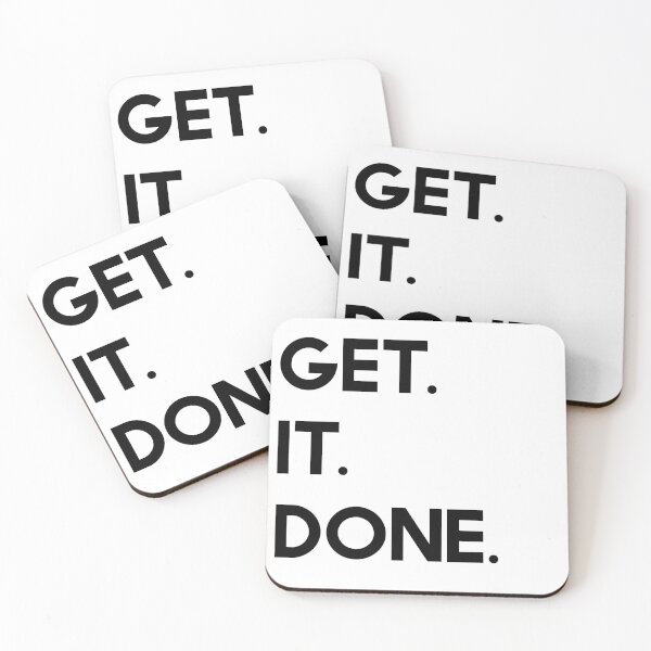 Item preview, Get It Done Inspirational Motivational Quote Design Getting Things Done designed and sold by Princeps-.